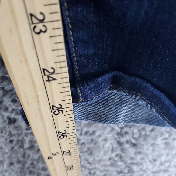 Woman Within Jeans Womens 36W Blue Stretch Denim Classic Fit Straight - Picture 7 of 12